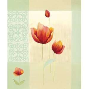 Tulipes Et Coquelicots I Poster Print 
