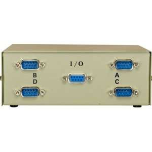  DB9 ABCD Data Switch, ABMale Switch Box Electronics
