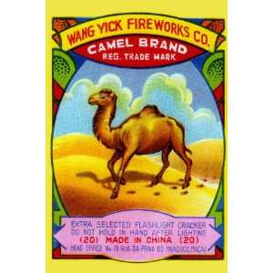    Wang Yick Fireworks Camel Brand 16X24 Giclee Paper
