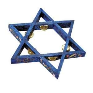  Painted Star of David Tambourine 