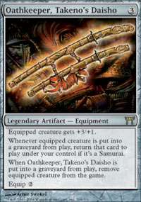 Mtg  2x Champions  Oathkeeper Takenos Daisho  