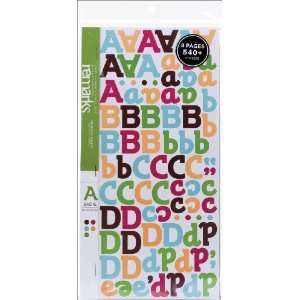  American Crafts Remarks Large Alphabet Sticker Book, Sadie 