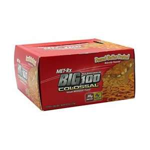  MET Rx/Big 100 Colossal Meal Replacement Bar/Peanut Butter 