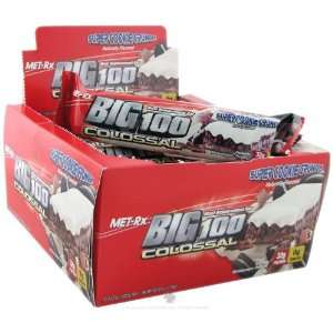  Met Rx big 100 colossal meal replacement bar, Super cookie 