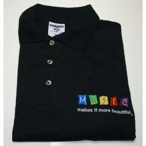  CMC Polo Embroidered with Music Makes It More Beautiful 