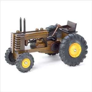  Wood Carved Tractor 