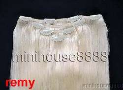 20x43 REMY HUMAN HAIR CLIP IN EXTENSION #60, 10pcs & 160g  