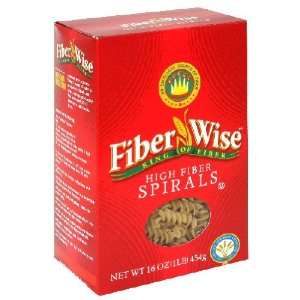 Fiber Wise, Pasta Spiral, 16 Ounce (12 Grocery & Gourmet Food