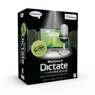 MacSpeech Dictate Medical by Nuance Communications, Inc. ( CD ROM 