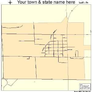  Street & Road Map of Centuria, Wisconsin WI   Printed 