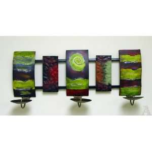  Abstract Art Contemporary Wall Candle Holder Votive