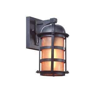   11 1/4H 1 Light Outdoor Wall Sconce in Natural Bron