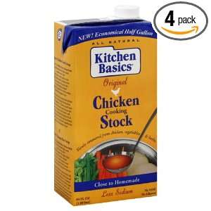 Kitchen Basics Chicken Stock, 64 Ounce (Pack of 4)  