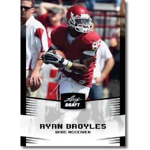  2012 Leaf Draft Day Black #42 Ryan Broyles   Oklahoma (RC 