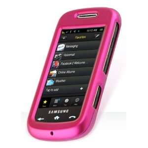 SAMSUNG INSTINCT S30 CRYSTAL RUBBER CASE HOT PINK [Wireless Phone 
