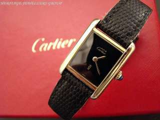 Rare CARTIER Vermeil 18K Gold Womens Vintage Watch, Just Fully 