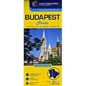  Budapest Greater (Hungary) 128,000 Street Map Classic 