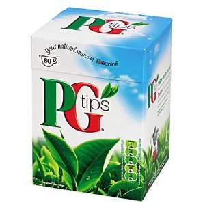 PG Tips Tea Bags   80 Pack  Grocery & Gourmet Food