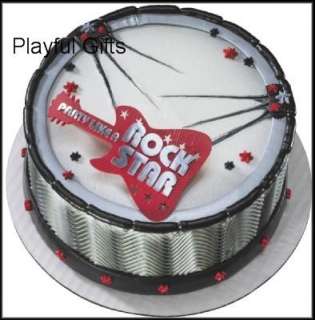 Party Like A Rock Star Cake Topper  