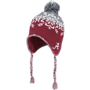  Alabama Crimson Tide Womens adidas Snowflake Knit Hat 