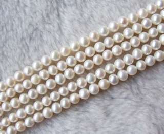 Strands White Freshwater Pearl Round 6 7mm 15inchs  