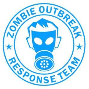 Zombie Outbreak Response Team IKON GAS MASK Design   5 LIGHT BLUE 