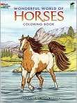 Wonderful World of Horses Coloring Book 
