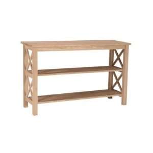  International Concepts Unfinished Hampton Console Table 
