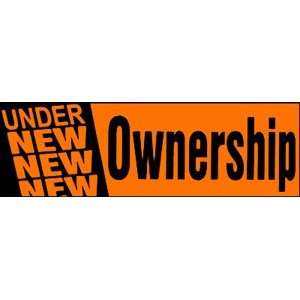  Under New Ownership Banner 3 x 10