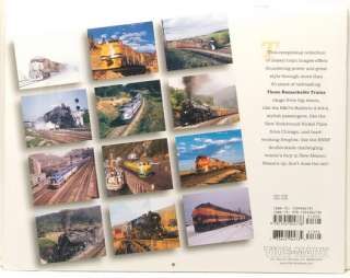 NEW/SEALED THOSE REMARKABLE TRAINS 2009 WALL CALENDAR  