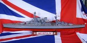 Scratch Built Model Of Battlecruiser HMS Repulse  