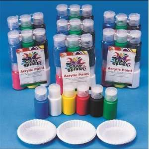  Color Splash Acrylic Paint Pass Around Pack, 3/4 Oz 