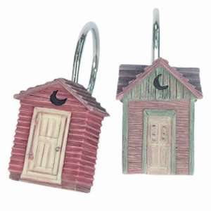 Blonder Home Accents Expressions Linda Spivey Outhouse Set of 12 