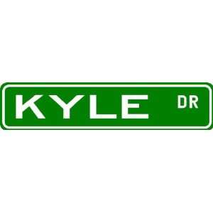 KYLE Street Sign ~ Family Lastname Sign ~ Gameroom, Basement, Garage 