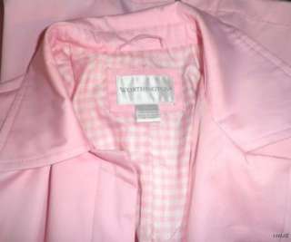 FABULOUS WORTHINGTON PINK COAT, SIZE MEDIUM  