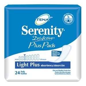  Serenity 048200 DriActive Plus Pads   Light   24 Ct 
