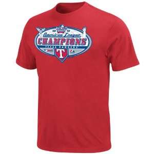 Majestic Texas Rangers Youth Red 2010 ALCS Champions Official Locker 