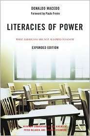Literacies of Power What Americans Are Not Allowed to Know 