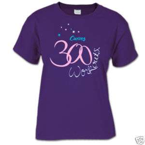 NEW CURVES 300 WORK OUT TEE SIZE 2XL  
