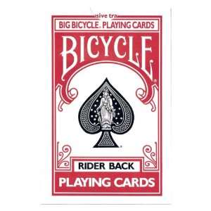  Bicycle Big Playing Cards Red   Naipes Grandes Rojos Toys 