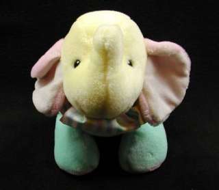 Eden Musical Pastel Plush Elephant Its a Small World  