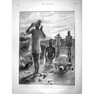  1898 Soudan Camerons Soldiers Berber Prayers Desert