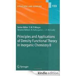  and Applications of Density Functional Theory in Inorganic Chemistry 