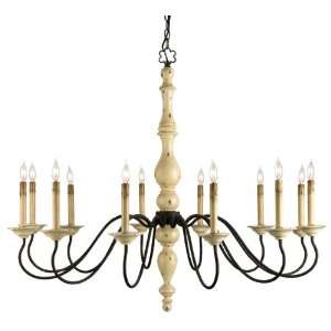 com Currey and Company 9014 Leclaire   Twelve Light Chandelier, Smoke 