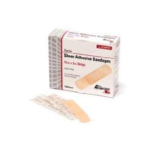 Adhesive Bandages 3/4 x 3 Strips   100/Box