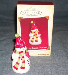 2005 Hallmark Ornament Happy Little Snowman Mint  