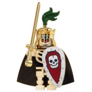  Skeleton King   LEGO Castle Minifigure with Crown, Sword 