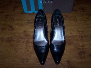 Westies Womens Black Leather Shoes Size 10 M  