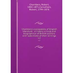   Robert, 1802 1871,Carruthers, Robert, 1799 1878 Chambers Books