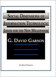   Technology, (1878289861), David G. Garson, Textbooks   